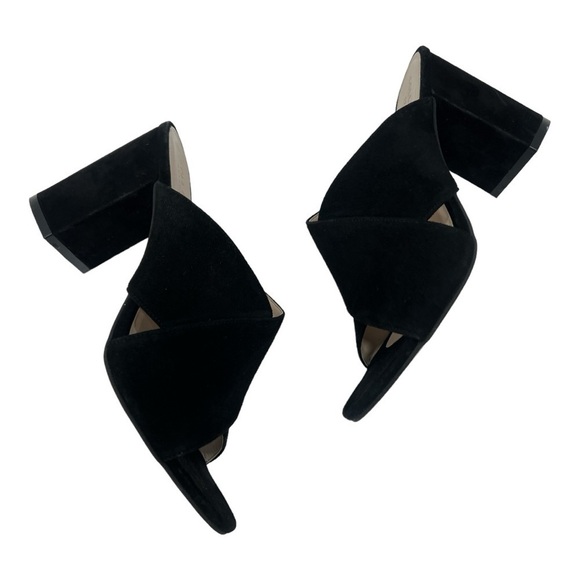 COLE HAAN
Gabby Slip-On Block-Heel Sandals suede Black size 6 B - Picture 8 of 10